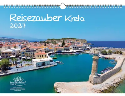Produktbild von Reisezauber Kreta DIN A3 Kalender für 2027 Heraklion Griechenland Strand Meer Urlaub - Seelenzauber