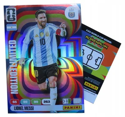 Image de Panini Fifa World Cup 2026 Large Limited Xxl Card: Lionel Messi, Argentina