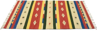 Zdjęcie produktu dla Kilim Oryginalny, autentyczny, wykonany ręcznie Bawełna 150x90 CM