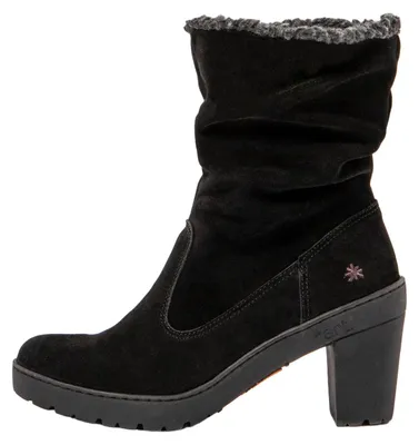 Produktbild von Art Stiefeletten mit Absatz Damen 1757 SILK SUEDE BLACK/ TRAVEL Farbe Schwarz