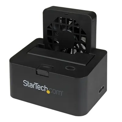 Zdjęcie produktu dla StarTech.com SDOCKU33EF, HDD, SSD, SATA, 2.5,3.5", 6 TB, USB 3.2 Gen 1 (3.1 Gen 1) Type-B + eSATA, Czarny