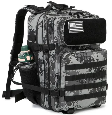 Produktbild von Taktischer Rucksack 45L Camo Outdoor Wandern Camping wasserabweisend