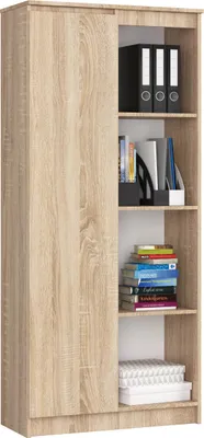Produktbild von Akord Regal Sonoma-Eiche 80X35X180 Cm