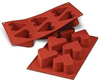 Produktbild von Silikon-Herz-Backform
