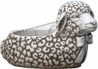 Produktbild von Design Blumentopf Top Planz Kübel Gefäß Töpfe Figur Gesicht Skulptur  S204009