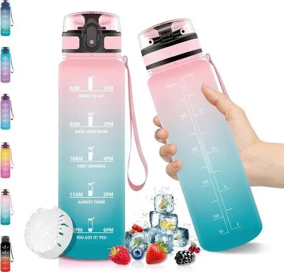 Produktbild von Famanu Sportflasche 500 ml BPA-frei - Tritan, leicht und auslaufsicher
