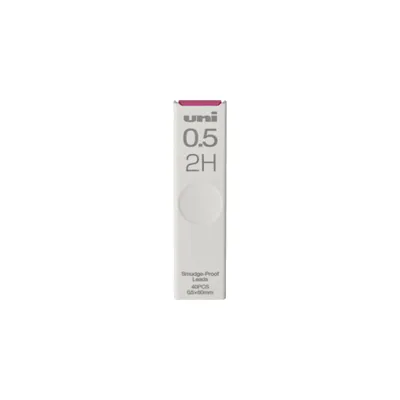Image de Mitsubishi Pencil Uni Mines de rechange pour porte-mine • 0,5 mm • 2H