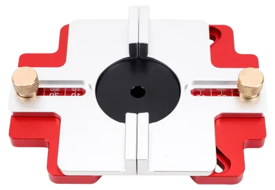 Produktbild von Nutensucher für Holzfräser, 2-in-1-Schlitzbasis 0–50 mm mit klarer Skala