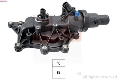Produktbild von EPS Thermostat Kühlmittel 89°C für RENAULT Clio III Schrägheck (BR0/1, CR0/1) MEGANE III Grandtour (KZ0/1) Scénic III (JZ0/1) GRAND SCÉNIC III (JZ0/1)