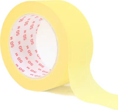 Produktbild von 2 x Kreppband 50 mm x 50 m Malerkrepp Abklebeband Klebeband Abdeckband Krepp