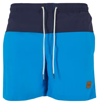 Obrázok produktu pre Urban Classics - Plavecké šortky pre mužov TN159 (M) (námornícka modrá/tyrkysová)