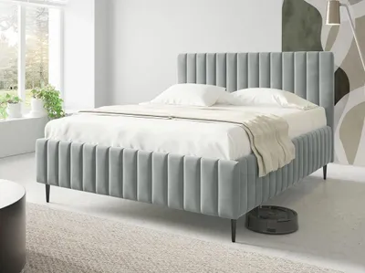 Obrázek produktu pro Dvojlůžková postel s úložným prostorem 180x200 ONANCOK 2 - šedá