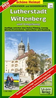 Immagine prodotto di Mappa per cicloturismo e trekking a Lutherstadt Wittenberg e dintorni