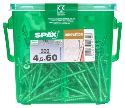 Produktbild von Spax Verlegeschrauben 4.5 x 60 mm TX 20 - 300 Stk.