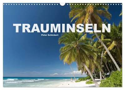 Produktbild von Trauminseln (Wandkalender 2027 DIN A3 quer), CALVENDO Monatskalender