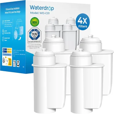 Produktbild von Waterdrop Ersatzwasserfilter für Siemens® EQ6 Plus S700, EQ9 EQ500 EQ Series, TZ70003, Brita® Intenza 575491, Bosch® TCZ7003, TCZ7033, 467873 (4)