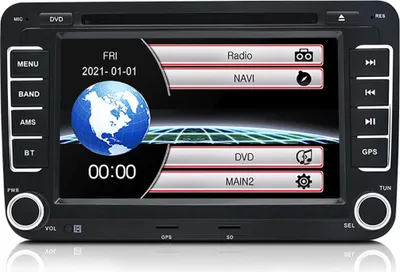 Immagine prodotto di 7 pollici WIFI Car Radio GPS NAVI BT per Golf Passat Seat Jetta SWC DAB 2DIN USB