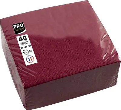 Immagine prodotto di PROnappe SV623808I PROnappe tovaglioli, 380 x 380 mm, bordeaux