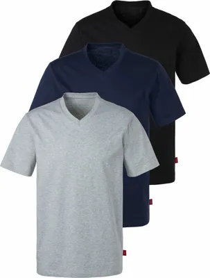 Produktbild von s.Oliver T-Shirt grau-meliert, navy, schwarz Größe M