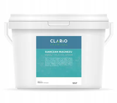 Obrázek produktu pro Síran hořečnatý heptahydrát Sůl EPSOM Clario Chemická kvalita 5kg, 5000g