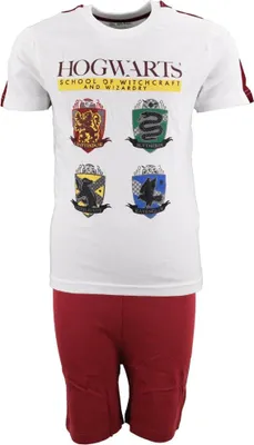 Produktbild von Harry Potter Hogwarts Kinder Schlafanzug Pyjama – Weiß / 134