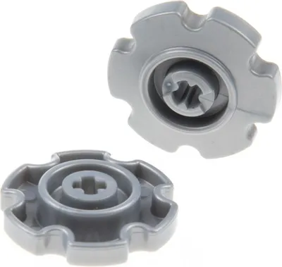 Produktbild von 2x Lego Technic Ketten Antriebsrad perl grau Führungsrad 4544526 75903 57520