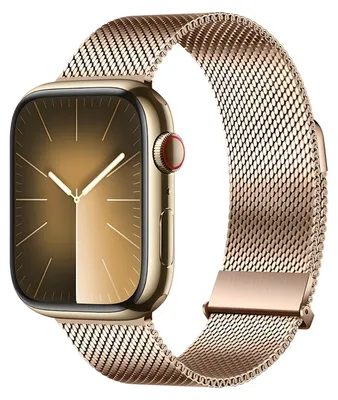 Obrázok produktu pre Pre Apple Watch SE 2023 44mm DUX DUCIS Milanese Pro Series Náramok z nehrdzavejúcej ocele Gold