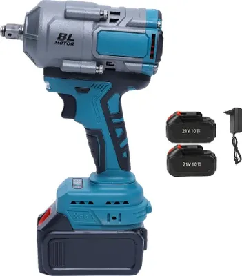 Produktbild von Akku-Schlagbohrschrauber, bürstenloser Motor, 3000 N.m Drehmoment, 2 Batterien, EU