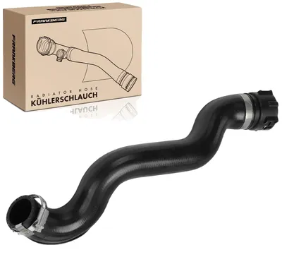 Productafbeelding van Koelwateraansluiting, gemaakt van EPDM-materiaal, met een binnendiameter van 34 mm. Compatibel met Volvo, OEM-nummer 31319441, OEM-nummer 30741048