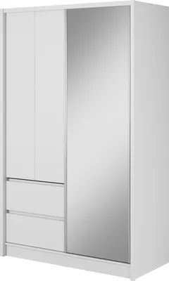 Produktbild von MINIO Kleiderschränk SARA 130 cm Weiß
