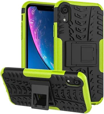 Immagine prodotto di Copertura esterna per Apple iPhone XR Custodia Hybrid Armor Cover robusta copertura protettiva