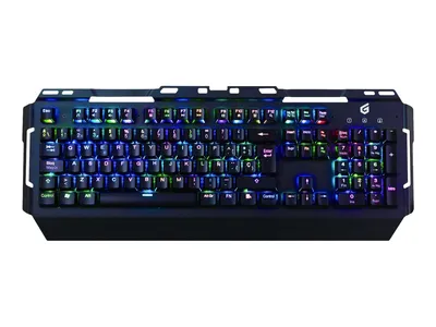 Produktbild von Conceptronic KRONIC, Kabelgebunden, USB, Mechanischer Switch, QWERTY, RGB-LED, Schwarz