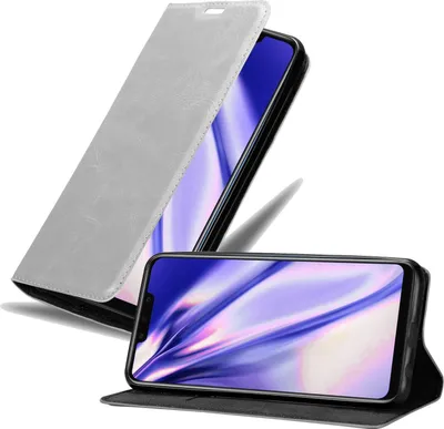 Obrázek produktu pro Cadorabo Case for Huawei MATE 20 LITE Protective Case in Grey Pouzdro na mobilní telefon s magnetickým zavíráním