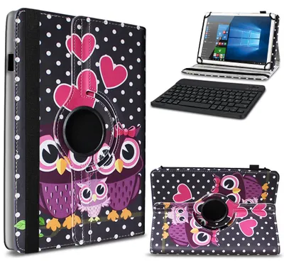 Produktbild von Tablet Hülle Tastatur Tasche 10 10.1 10.3 10.4 10.5 Schutzhülle Bluetooth CaseFarbe 360 Uni:Motiv 5