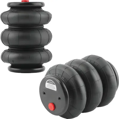 Obrázek produktu pro 2X trojitý měch 2600 lbs G1/2 Standardní vzduchová pružina s jedním portem pro lehké zatížení