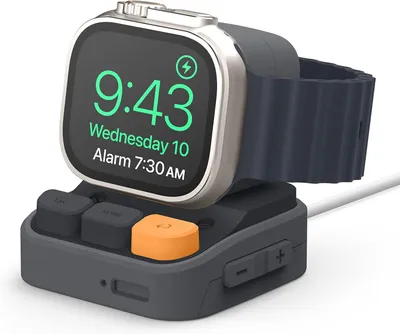 Image de Elago Support W9 pour Apple Watch Ultra Gris foncé