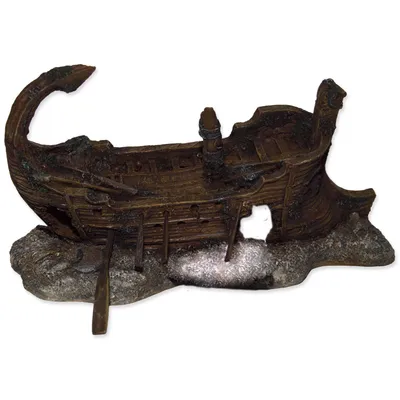 Produktbild von AQUA EXCELLENT Dekorations-Torso eines Bootes, 29,5 x 17 x 15,5 cm