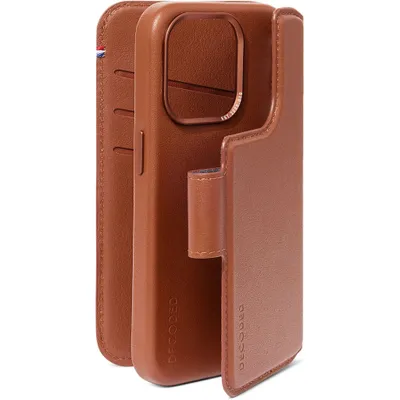 Produktbild von Decoded D24IPO15PLDW5TN, Geldbörsenhülle, Apple, iPhone 15 Plus, 17 cm (6.7"), Braun