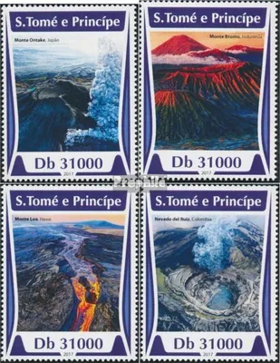 Produktbild von Briefmarken Sao Tome e Principe 2017 Mi 7219-7222 (kompl. Ausgabe) postfrisch Vulkane