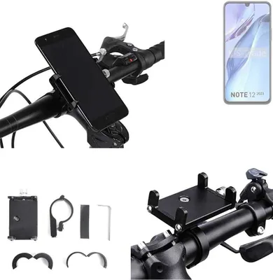 Produktbild von K-S-Trade Handyhalterung für das Fahrrad kompatibel mit Infinix Note 12 2023 Halter Lenkstange Fahrradhalterung Motorrad Bike Mount Befestigung