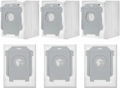 Produktbild von 6 Stück Staubsaugerbeutel für iRobot Roomba i7, i7+, i7Plus, i8, i8+, i3, i3+, i4, i4+, i6, i6+, j7, j7+, s9, s9+, s9Plus Clean Base Absaugstation Staubbeutel Ersatz Beutel für iRobot Saugroboter