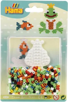 Produktbild von Hama Beads 4187, Bastelset für Kinder, 5 Jahr(e), PVC, Mehrfarbig, 351 Stück(e)