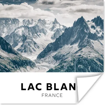 Produktbild von MuchoWow® Poster Frankreich - Berge - Natur 75x75 cm - Wand Dekoration