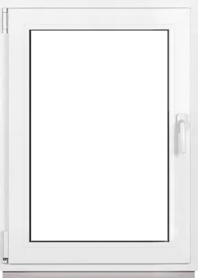 Immagine prodotto di Finestra Framex per cantina Finestra in PVC Bianco Larghezza x altezza 70 x 105 cm (700 x 1050 mm) doppia (32 mm) rotazione/inclinazione DIN sinistra - Premium - Tutte le misure