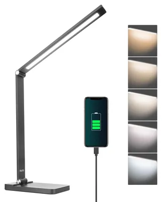 Productafbeelding van Bureaulamp, led, dimbaar, 5 kleuren en 3 helderheidsniveaus, USB-aansluiting