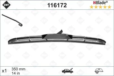 Produktbild von SWF DAS ORIGINAL Scheibenwischer Wischblatt für TOYOTA Corolla XII Kombi (E210) 350mm