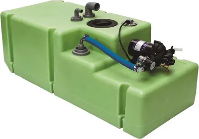 Productafbeelding van Vetus Premium 42 liter waterreservoir, 12V, groen