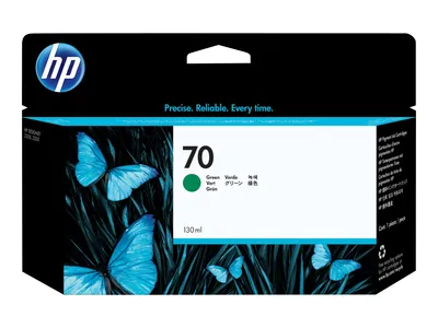 Produktbild von HP C 9457 A Tintenpatrone grün Vivera               No. 70