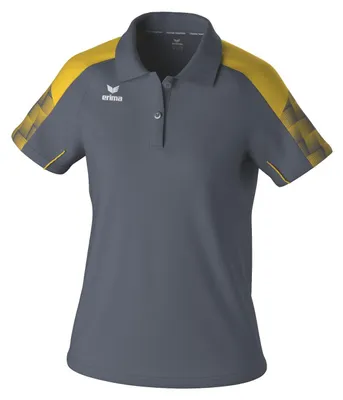 Produktbild von Erima Evo Star Poloshirt Schiefergrau/Gelb