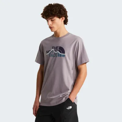 Produktbild von The North Face M Mountain Line Regular Short Sleev Transcendent Grey S